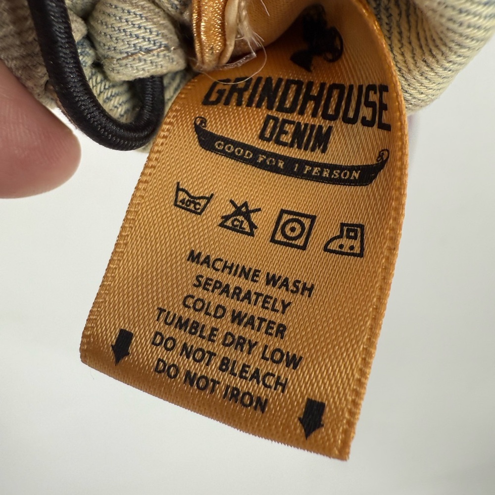 Grindhouse denim streetwear camo crop top and short set M NWT - Picture 12 of 17